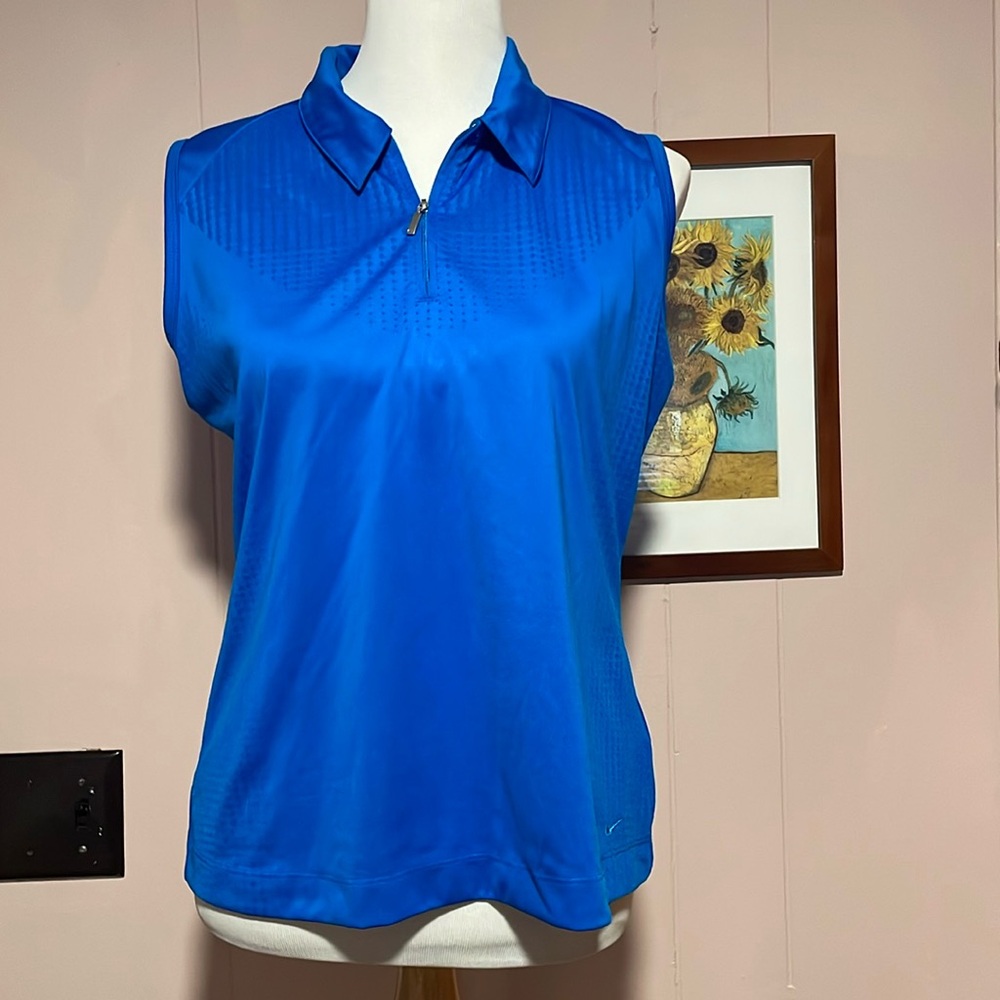 Nike Golf shirt size large  blue